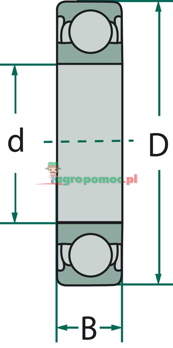 FAG Łożysko kulkowe zwykłe | zdjęcie nr 2